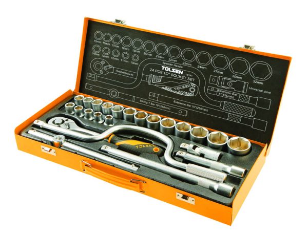 24 Piece 1/2" Socket Set